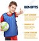 SportsRepublik Pinnies Scrimmage Vests for Kids, Youth and Adults (12-Pack) - Soccer Pennies