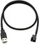CRJ Electronics USB to 3/4-Pin PWM 5V USB Sleeved Fan Power Adapter Cable