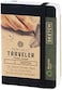 Pentalic 3" x 4" Pocket Sketchbook Traveler Journal, 160 Pages, Black