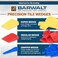 BARWALT Precision Tile Wedges, 550 Quantity, Gripper Wedge, BWT16370