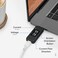Plugable USB-C Voltage and Amperage Meter with OLED Screen for 2016/2017 MacBook Pro, 2015/2016/2017 MacBook, Lenovo Yoga, Dell XPS, HP Spectre x360, Samsung S9 Plus, S9, S8, and More.