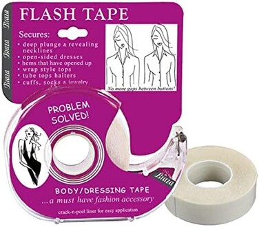 Braza Double Sided Flash Tape, White, (2) 20 ft Rolls
