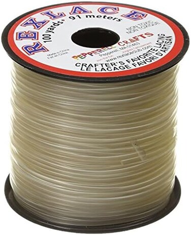 Pepperell Crafts Pepperell Rexlace 100yd Spool Clear