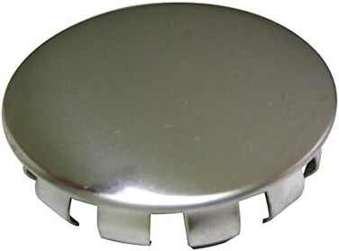 Plumb Pak PP21511 Snap-in Faucet Hole Cover, 1-1/2 in Od, Stainless Steel