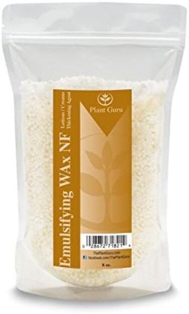 Plant Guru Emulsifying Wax NF, NON-GMO Premium Quality Polysorbate 60/ Polawax 8 oz.