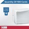 Bodno 100 Pack - Premium CR80 30 Mil Graphic Quality PVC Cards