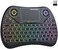 PONYBRO (Newest Version) Backlit Mini Wireless Keyboard with Touchpad Mouse Combo QWERTY KeypadRechargeable Handheld Keyboard Remote for Smart TVAndroid TV BoxKODIRaspberry PiPC