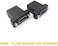 Poyiccot HDMI Coupler Adapter Connector, (2-Pack) Golden Plated HDMI Female to Female Inline Straight Coupler with Screw Panel Black