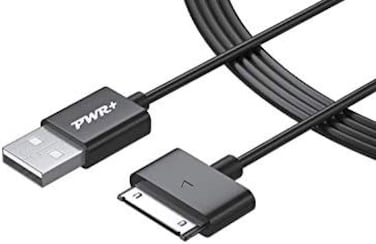 PWR+ Pwr 6.5 Ft Samsung-Galaxy-Tab Tablet-USB-Charging Sync-Data-Cable-30-Pin for Galaxy-Tab-2 10.1 8.9 7.7 7.0 Plus; Note-10.1-GT-N8013-GT-P5113 SGH-I497 SCH-I915 GT-P3113 GT-P3100 SCH-I705 GT-P7510