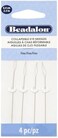 Beadalon 700F-102 Collapsible Eye Needles 2.5-Inch Fine 4 Pack