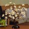 LIGHTSHARE NEW 46cm 36LED Acrylic Blossom Bonsai Light,Clear Acrylic Flower,Green Leaf,Battery Powered for Home Decoration