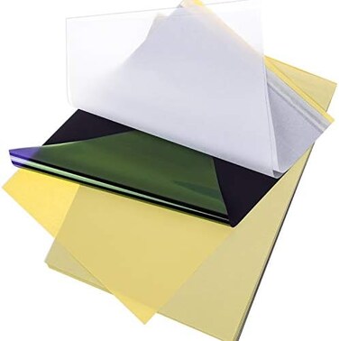 Cridoz Tattoo Transfer Paper, 35 Sheets Stencil Transfer Paper for Tattooing, A4 Size