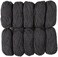 Knit Picks Wool of The Andes Worsted Weight Gray 100% Wool Yarn (10 Balls - Cobblestone Heather)