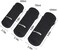 RICHEN Neoprene Water Bottle Carrier Bag with Adjustable Shoulder Strap,Insulated Water Bottle Cover for 750ml/24oz Stainless Steel/Glass/Plastic Bottles (Black,750ML)
