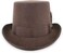 Hats in the Belfry Belfry Mens Top Hat Satin Lined Topper 100% Wool in Black Grey Navy Pearl
