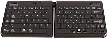 Goldtouch GTP-0044W Go!2 Bluetooth Wireless Mobile Keyboard, Portable Foldable Travel Keyboard Black