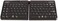 Goldtouch GTP-0044W Go!2 Bluetooth Wireless Mobile Keyboard, Portable Foldable Travel Keyboard Black