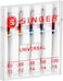 SINGER Regular Point Sewing Machine Needle, 5 count, Sizes 80/11, 90/14, 100/16