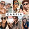 Carfia Vintage Polarized Sunglasses for Women UV400 Protection Lens Acetate Frame