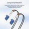 Jeirdus 50M LC to LC Outdoor Armored Duplex 9/125 SM Fiber Optic Cable Jumper Optical Patch Cord Singlemode 50Meters 160ft LC-LC