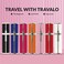 Travalo Milano Perfume Atomizer Travel Refill U-Change System TSA Approved Reusable Airtight Easy Fill Mini Pump Sprayer Lightweight Portable Vegan Leather w/Polished Metal Outer Shell Hot Pink 0.17oz