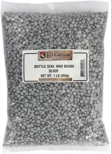 Home Brew Ohio Bottle Seal Wax Beads, Silver