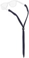 Chums Original Cotton Retainer - Unisex Eyewear Keeper for Sunglasses &amp; Glasses - Adjustable Fit, Washable &amp; Made in USA (Standard-End, Navy),One Size,Petrel S54