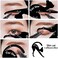 TailaiMei 2 Pcs Cat Eyeliner Stencils, Matte Pvc Material Smoky Eyeshadow Applicators Template Plate, Shape Eye Liner