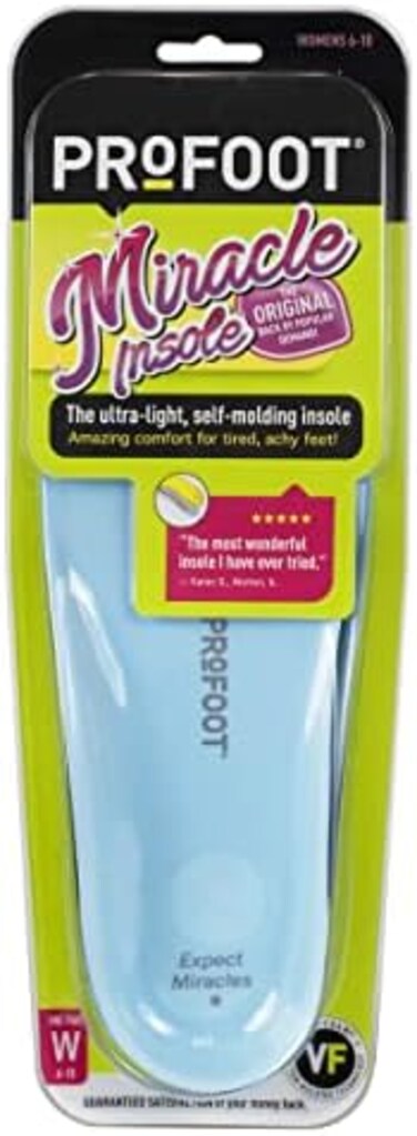 ProFoot Original Miracle Insole, Women's 6-10, 1 Pair