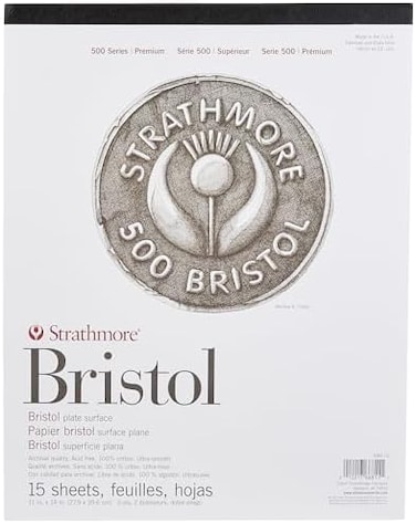 Strathmore BRSTL 500 2PLYPLT 11X14SB 15S