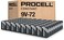 PROCELL Duracell Duracell PC1604BKD09 Alkaline-Manganese Dioxide Battery, 9V (Case of 72)