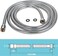 HOMEDEC New Brass Ceramics Telephone HandHeld Shower Head with Hose Retro style (Chrome Finish)