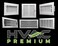HVAC Premium 10" X 8" 4-Way AIR Supply Grille - Vent Cover &amp; Diffuser - Flat Stamped Face - White [Outer Dimensions: 11.75"w X 9.75"h]