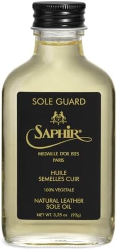 SAPHIR NOIR Medaille d'Or Sole Guard &ndash; Conditioner &amp; Protector Oil for Leather Shoes