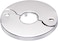 Avalon Floor and Ceiling Plate Split Flange, Fits 3/4 Inch IPS Galvanized Pipe or 1 Inch Copper Pipe Size, Chrome Finish (Pack of 6)