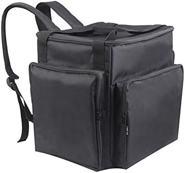 Hallart Mini ITX PC Computer Case Travel Storage Carrying Bag,Waterproof&amp;Shockpoof,Black