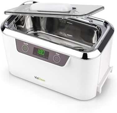 InvisiClean Professional Ultrasonic Cleaner Machine for Jewelry, Diamonds, Eyeglasses, Sunglasses, Dentures, and Rings - Pro Elite Model IC-2755
