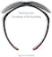 Uvex by Honeywell Prot&eacute;g&eacute; Safety Glasses, Metallic Black Frame with Clear Lens &amp; Ultra-Dura Anti-Scratch Hardcoat (S4200-H5)