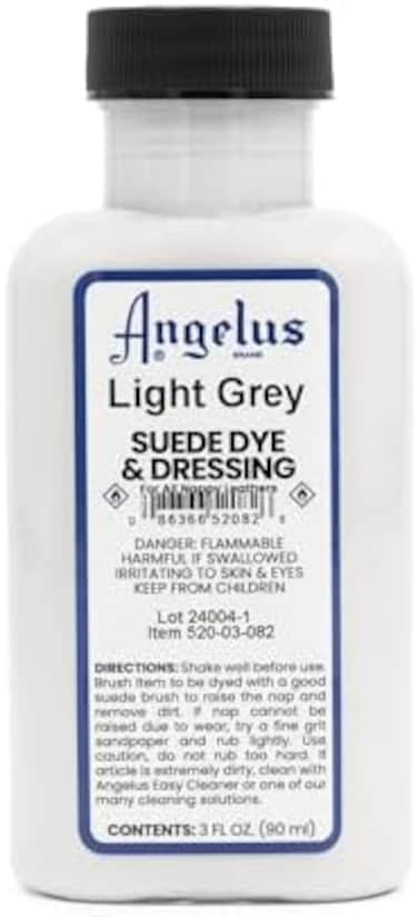 Angelus Suede Dye, 3 oz, Light Grey