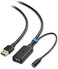 كيبل ماترز كيبل وصلة USB نشط ذكر الى انثى (كيبل تمديد USB 3.0) مع معزز اشارة للقرص الصلب وكاميرا الويب والمزيد - 10 متر، 32.8 قدم