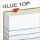 TOPS The Legal Pad Writing Pads, Glue Top, 8-1/2" x 11", Narrow Rule, 50 Sheets, 12 Pack (7529)
