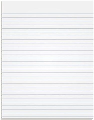 TOPS The Legal Pad Writing Pads, Glue Top, 8-1/2" x 11", Narrow Rule, 50 Sheets, 12 Pack (7529)