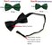 TINYHI Men's Pre-Tied Satin Formal Tuxedo Bowtie Adjustable Length Satin Bow Tie