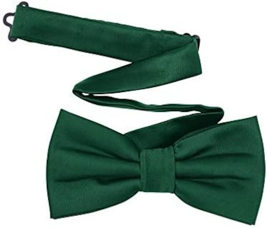 TINYHI Men's Pre-Tied Satin Formal Tuxedo Bowtie Adjustable Length Satin Bow Tie
