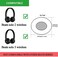 Jarmor Beats Solo 2.0/3.0 Replacement Earpads, Memory Foam Ear Cushion Cover for Beats Solo 2.0/3.0 Wireless On Ear Headphones ONLY, Black