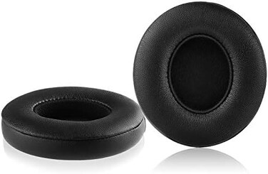 Jarmor Beats Solo 2.0/3.0 Replacement Earpads, Memory Foam Ear Cushion Cover for Beats Solo 2.0/3.0 Wireless On Ear Headphones ONLY, Black