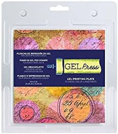 Gel Press Monoprinting Plate 6" x 6" 10800,Multi-colour