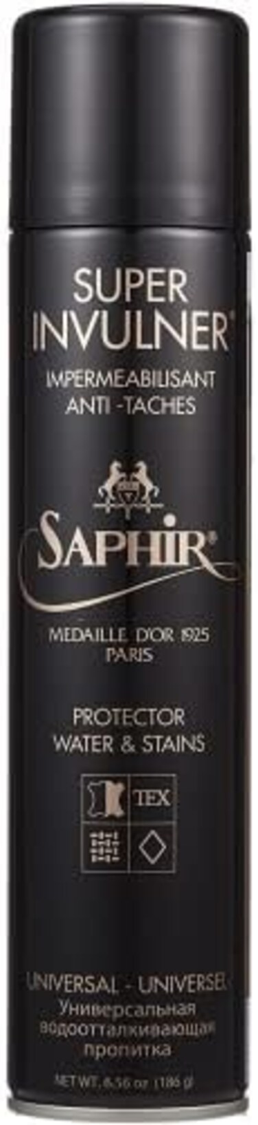 SAPHIR NOIR Medaille d&rsquo;Or Super Invulner &ndash; Waterproof Spray for Leather Shoes &amp; Boots