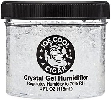 Joe Cool Cigar Crystal Gel Humidifier for Cigar Humidors - 4oz Jar