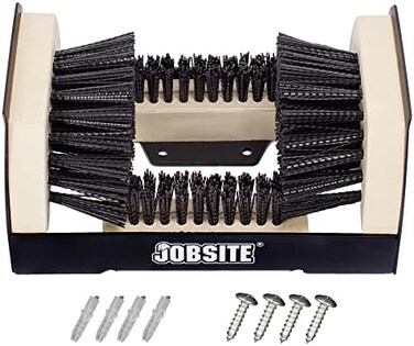 JOB SITE Boot Scrubber - The Original Shoe Scraper &amp; Cleaner Brush